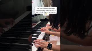 🎶 When can a little beginner start playing a duet?