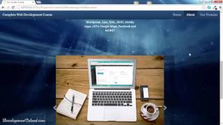 Complete Web Development Course: Website with a background video