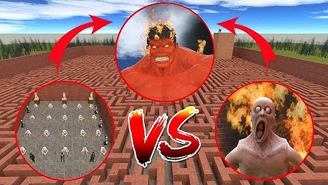 Red Hulk VS SCP-096 In Garry