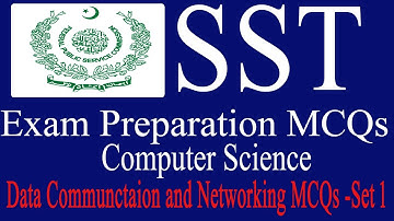 FPSC SST computer science test preparation | Data Communication & Networking (Objective Questions)