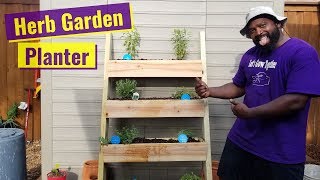 DIY Vertical Herb Garden Planter