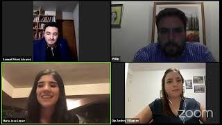 Foro político virtual con Samuel Pérez, Andrea Villagrán y Phillip Chicola sobre el COVID-19