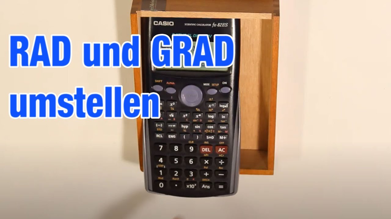Casio Taschenrechner Von R Auf D Umstellen www.youtube.com