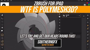 Zbrush on the iPad -  Make Polymesh3D