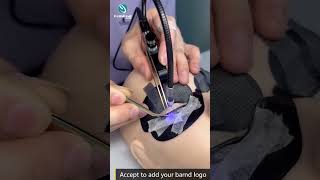 How to set up and use UV LED eyelash tweezers light #ledtweezer #ledlashes #eyelashes #uvtweezer