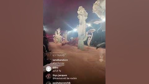 Travis Scott *new* Utopia snippet @ cactus jack dior show