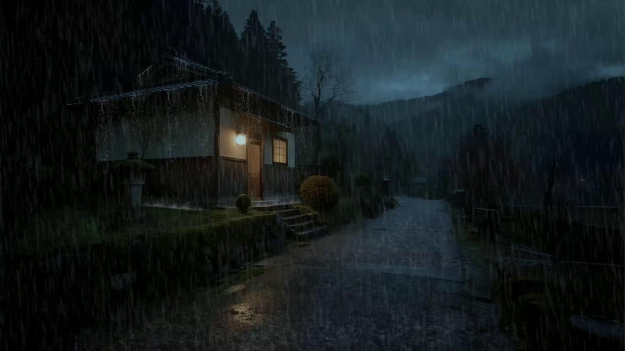 ☔ Stormy Rain Ambience for Sleep | Countryside Vibes & Deep Rest