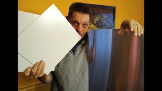 How to cut aluminum composite panels.  Save money buying panels and cutting your own it’s easy.