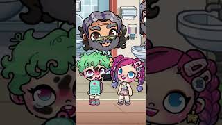 Nerd girl to beautiful girl 🥰 #avatarworld #tocaadventure #fypシ#fyp #funnyshorts #cute