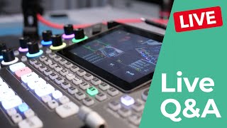 🔴 Live Q&A! Live demo of the RGBLink mini-edge livestreaming video switcher!