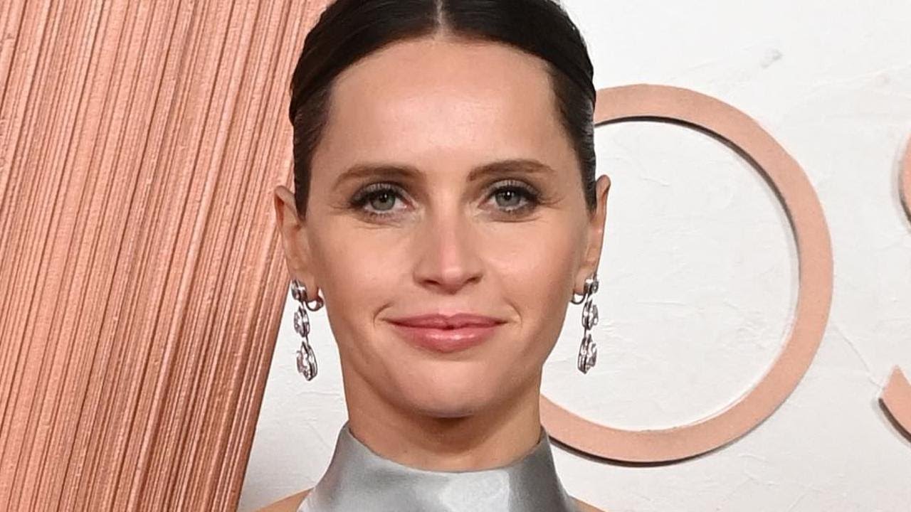 Felicity Jones Slays in Backless Gown at 2025 Oscars Red Carpet