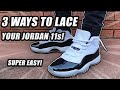 Different Ways To Lace Your Jordan 11s - Featuring 'Concord 11s'