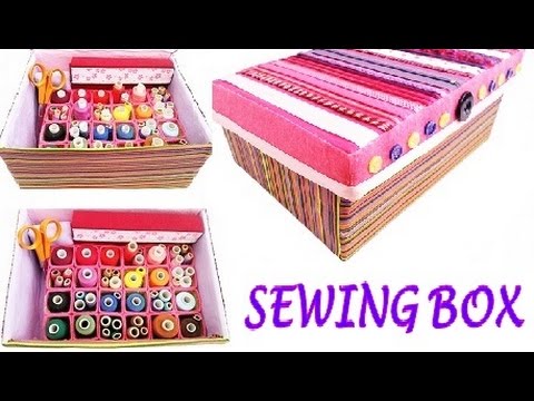 DIY Thread organizer idea from waste cardboard# Sewing Thread