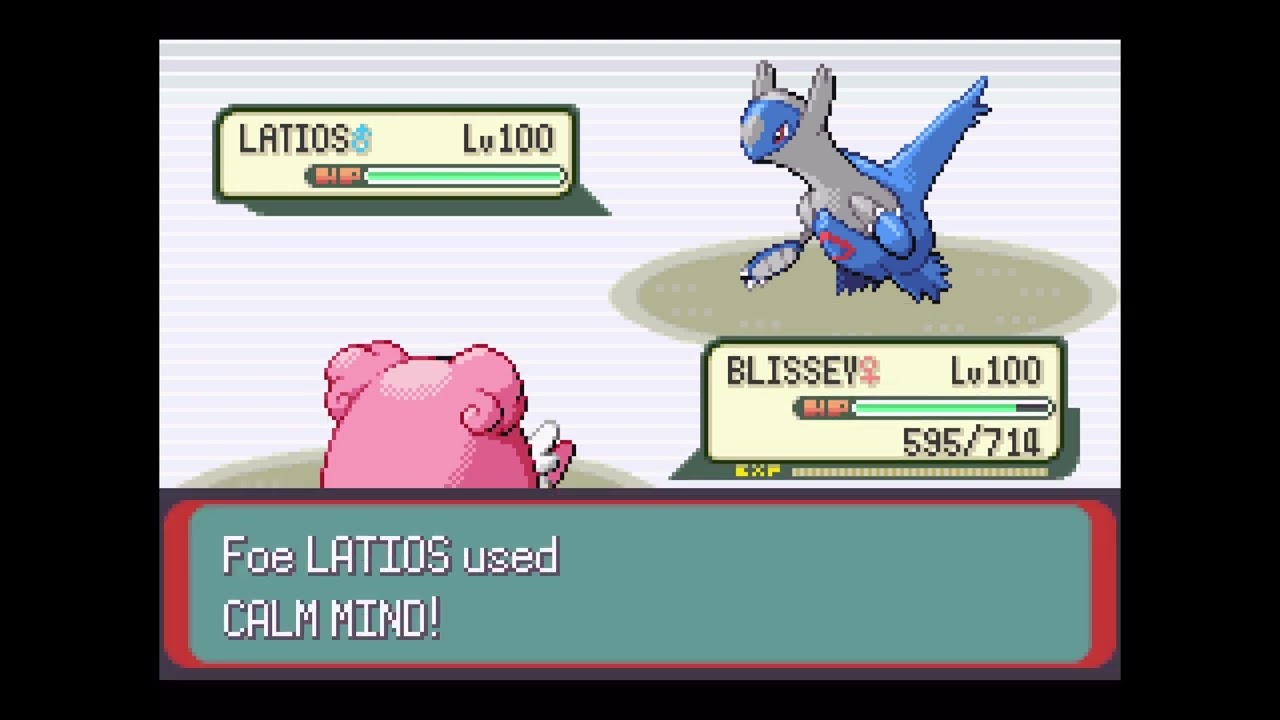 Pokémon Emerald - Battle Frontier Brain Salon Maiden Anabel Gold Symbol Fight