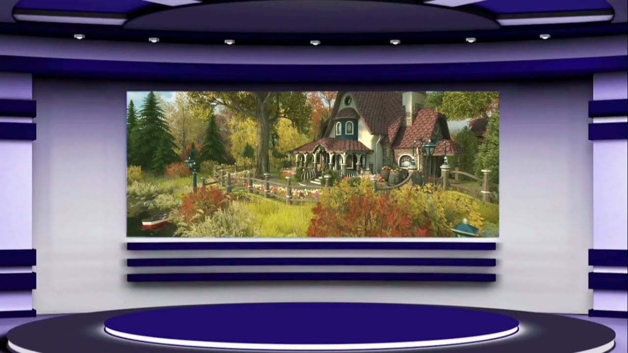 Virtual Studio Set Background, Virtual sets & 3d studio backgrounds  #BSmotion - YouTube