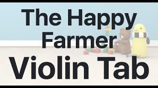 Learn The Happy Farmer on Violin - How to Play Tutorial