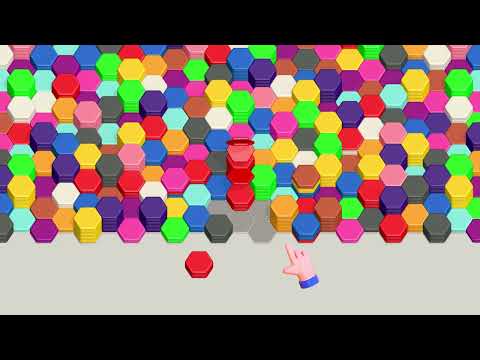 Hexa Master 3D - Sortowanie kolorów