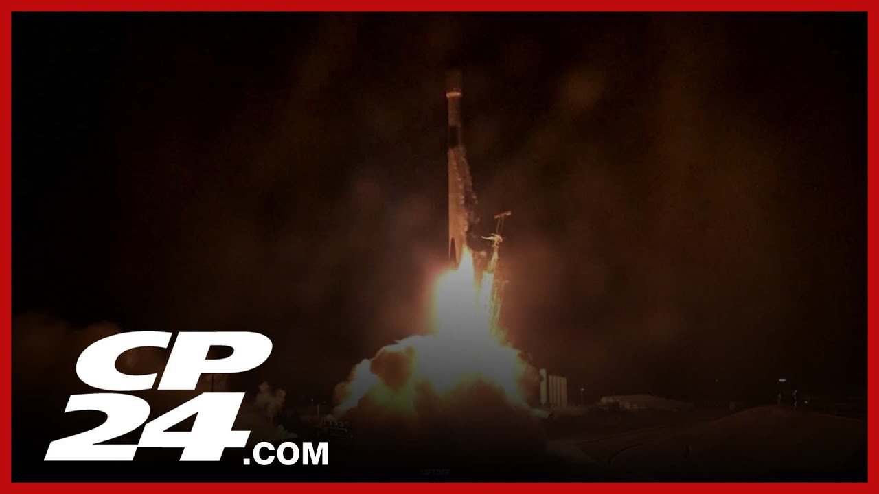 SpaceX launches first phone service satellites - YouTube