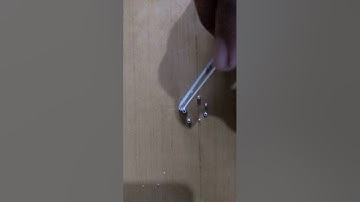 Mercury of a broken thermometer