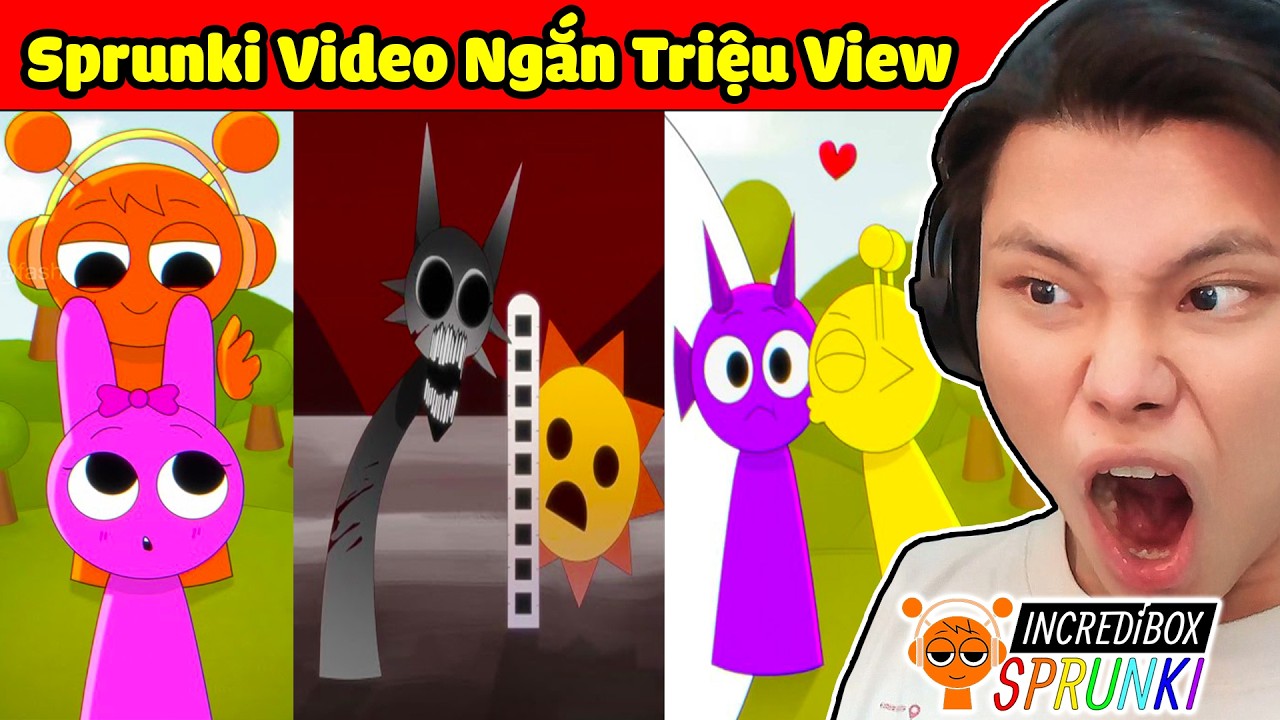 JAYGRAY BẤT ỔN VÌ SPRUNKI VIDEO NGẮN TRIỆU VIEW SIÊU KINH DỊ👣😈FASH PHIM HOẠT HÌNH INCREDIBOX SPRUNKI