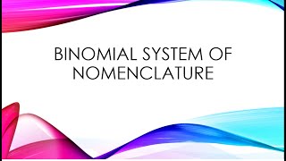 Binomial System of Nomenclature | Rules in Naming Organism | Common Specific Epithet | PHARMACOGNOSY