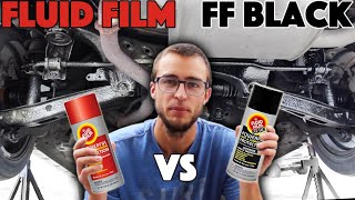 Fluid Film Black vs Fluid Film  Are They Identical?  Undercoat Review & Comparison Test