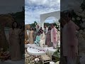 Beautiful Wedding Day at The Cove 🤍🌿 #shorts