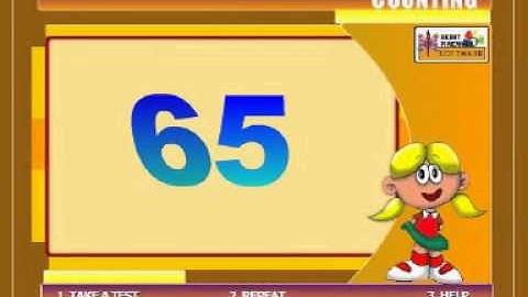 Interactive Maths for Kids - Counting 61 to 70 with Activities and Exercises