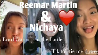Asupan Lelaki || Cute face Nichaya & Reemar Martin ❤|| Tik tok Tie me Down