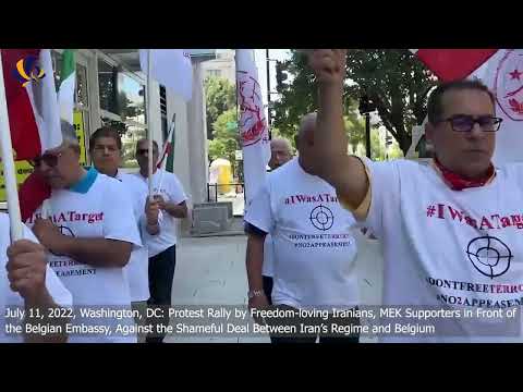 July 11, 2022, Washington, DC: Protest Rally by the MEK Supporters, Against the Deal With Mullahs