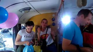 Трамвай счастья едет по Одессе в день города
