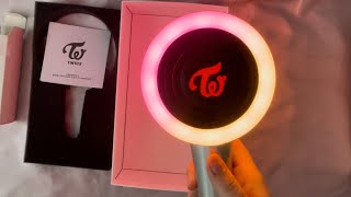 ASMR - Twice: Candy Bong Z (Whisper, Tapping, Tracing) - Relaxing Kpop Light Stick Unboxing screenshot 2