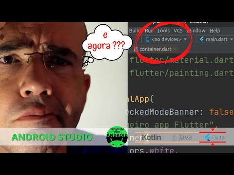 Android Studio | É assim que se roda um aplicativo Flutter mesmo sem o emulador aparecer | Flutter