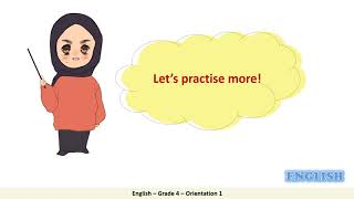 Grade 4 English orientation 1