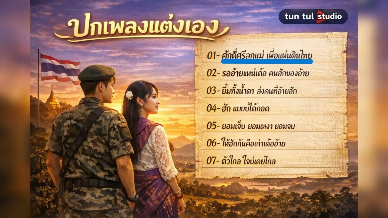 รวมเพลงลูกทุ่งแต่งเองฟังตอนขับรถแบบสบายๆ ฟังแบบเพลินๆ