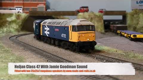 Heljan Class 47 With Two Megabass Speakers And Jamie GoodmanDCC Sound