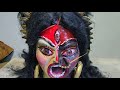 काली दुर्गा मूर्ति कैसे बनाते हैं | Kali mata idol making | Kali thakur making 2025