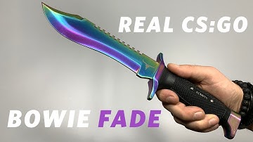 REAL CS:GO KNIVES - Bowie - Fade - KNIFY