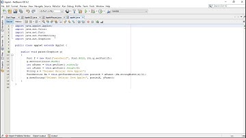 [Demo] Tampilan Program Applet, Applet 3D & AppletMouse di Java Netbeans