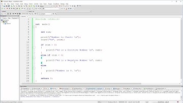 C Program - Check Whether a Number is Positive or Negative using If Statement