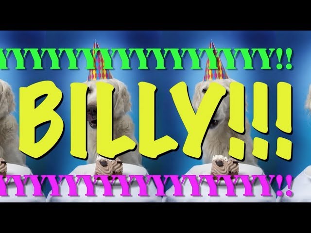 HAPPY BIRTHDAY BILLY! - EPIC Happy Birthday Song