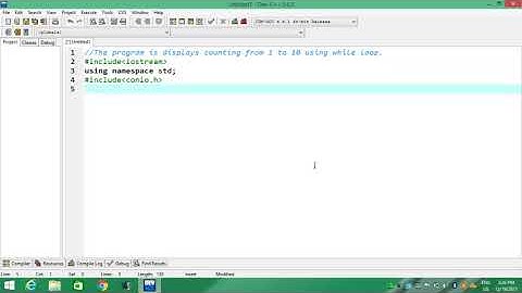 Write a program that displays counting from 1 to 10 using while loop