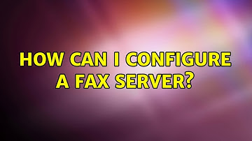 Ubuntu: How can I configure a fax server?