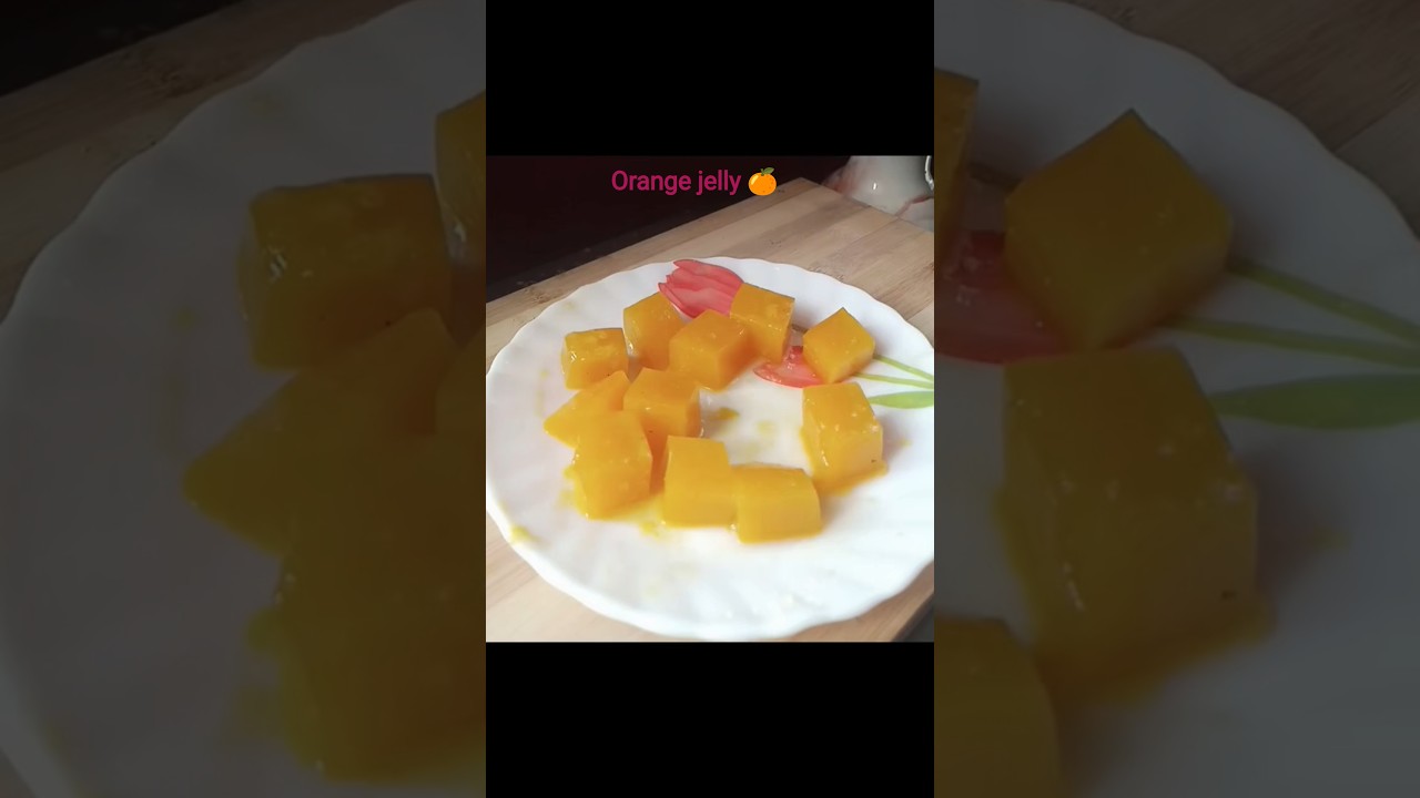 Orange jelly 🍊😍 