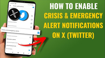 How to Enable Crisis & Emergency Alert Notifications on X (Twitter) | English