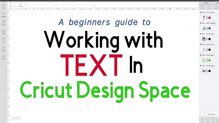 Working with Text and Fonts in Cricut Design Space...