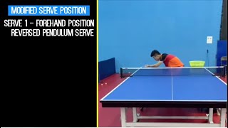 Butterfly Training Tips with Ye Tian - Modified Serve Position