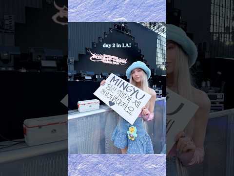 Some Of My Interactions With Mingyu At The Seventeen LA Concerts Mingyu Svtcarat Kimmingyu