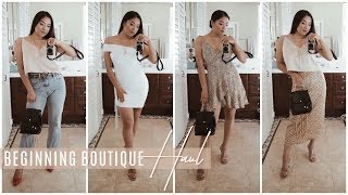 SPRING SUMMER Try on Haul ft: Australian IG brand BeginningBoutique | INMYSEAMS