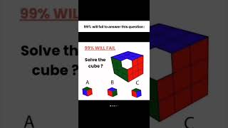 Solve The Cube ?